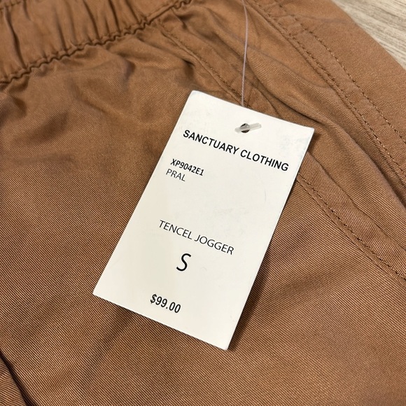 Sanctuary Women’s Praline Tencel Jogger Pocketed Drawstring Waist Trouser Pants - Picture 4 of 9